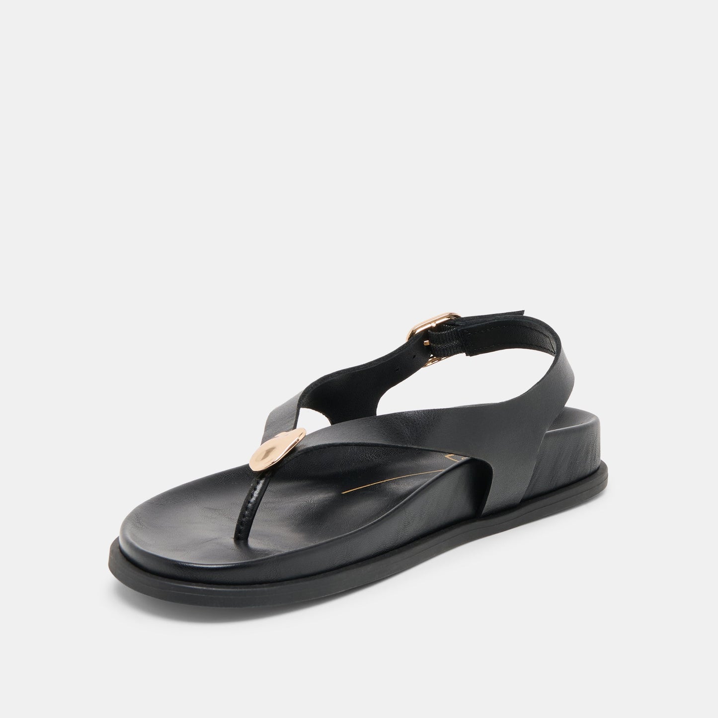 Jony Black Leather Sandals Dolce Vita