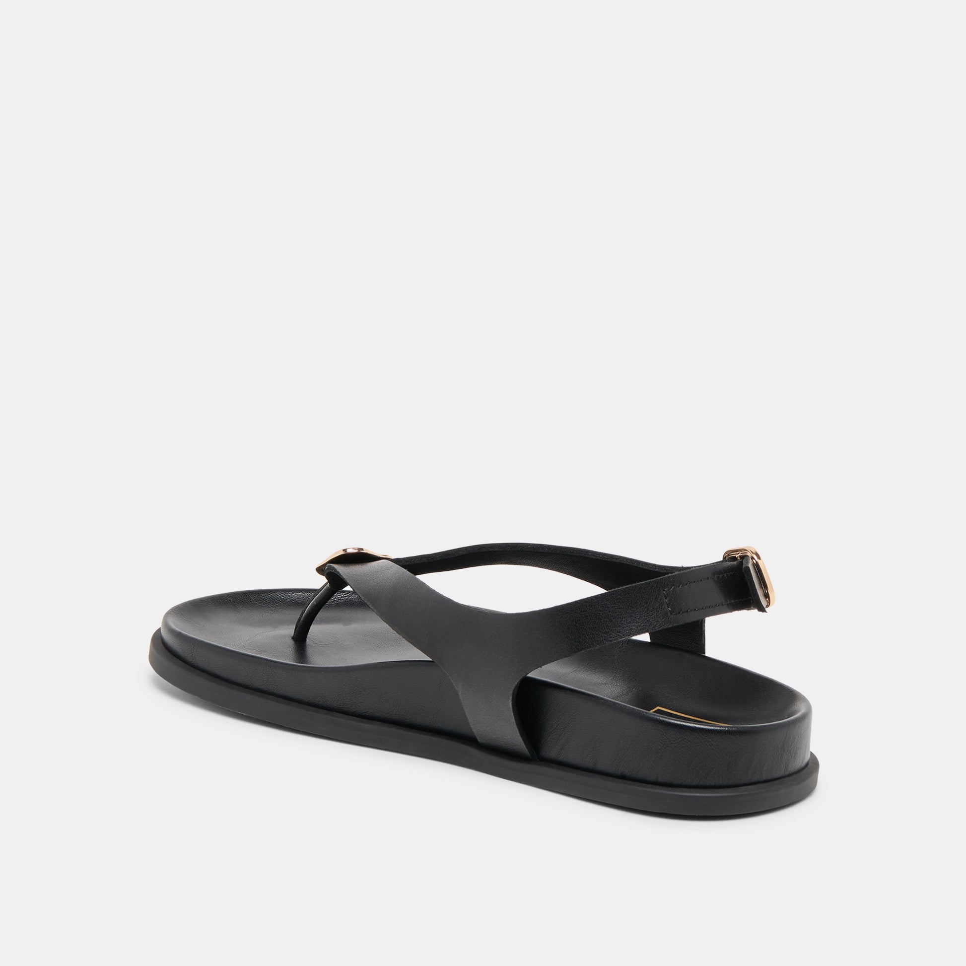 Jony Black Leather Sandals Dolce Vita