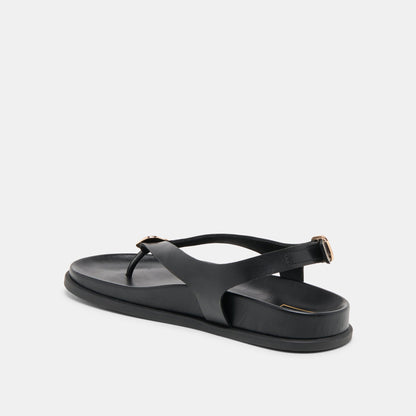 Jony Black Leather Sandals Dolce Vita