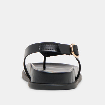 Jony Black Leather Sandals Dolce Vita