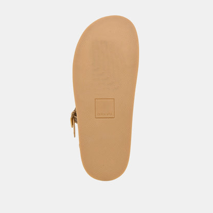 Shenna Gold Distressed Leather Sandals Dolce Vita