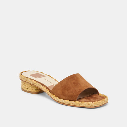 Dixi Brown Suede Sandals Dolce Vita