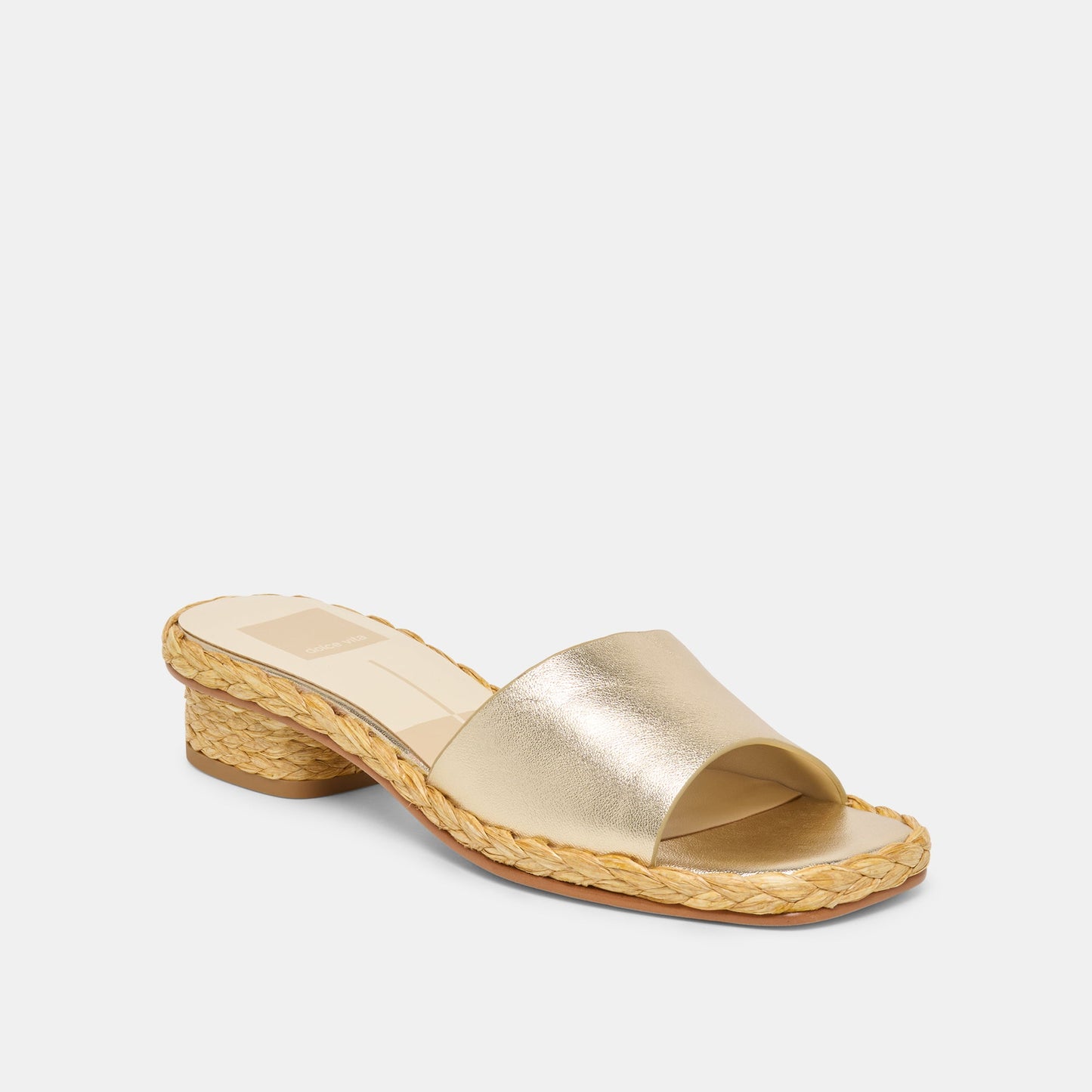 Dixi Platinum Leather Sandals Dolce Vita