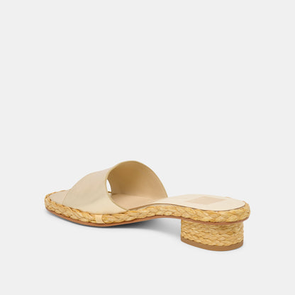 Dixi Platinum Leather Sandals Dolce Vita