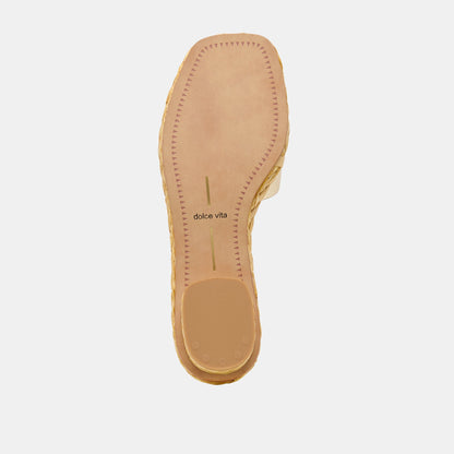 Dixi Platinum Leather Sandals Dolce Vita
