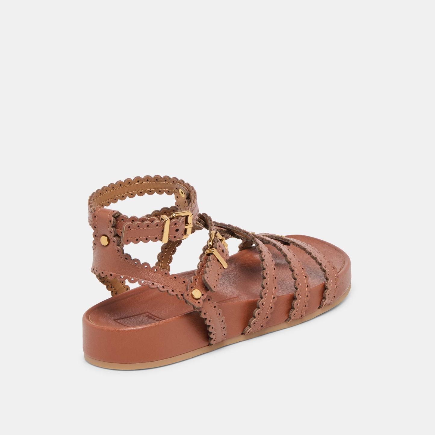 Susana Cognac Leather Sandals Dolce Vita