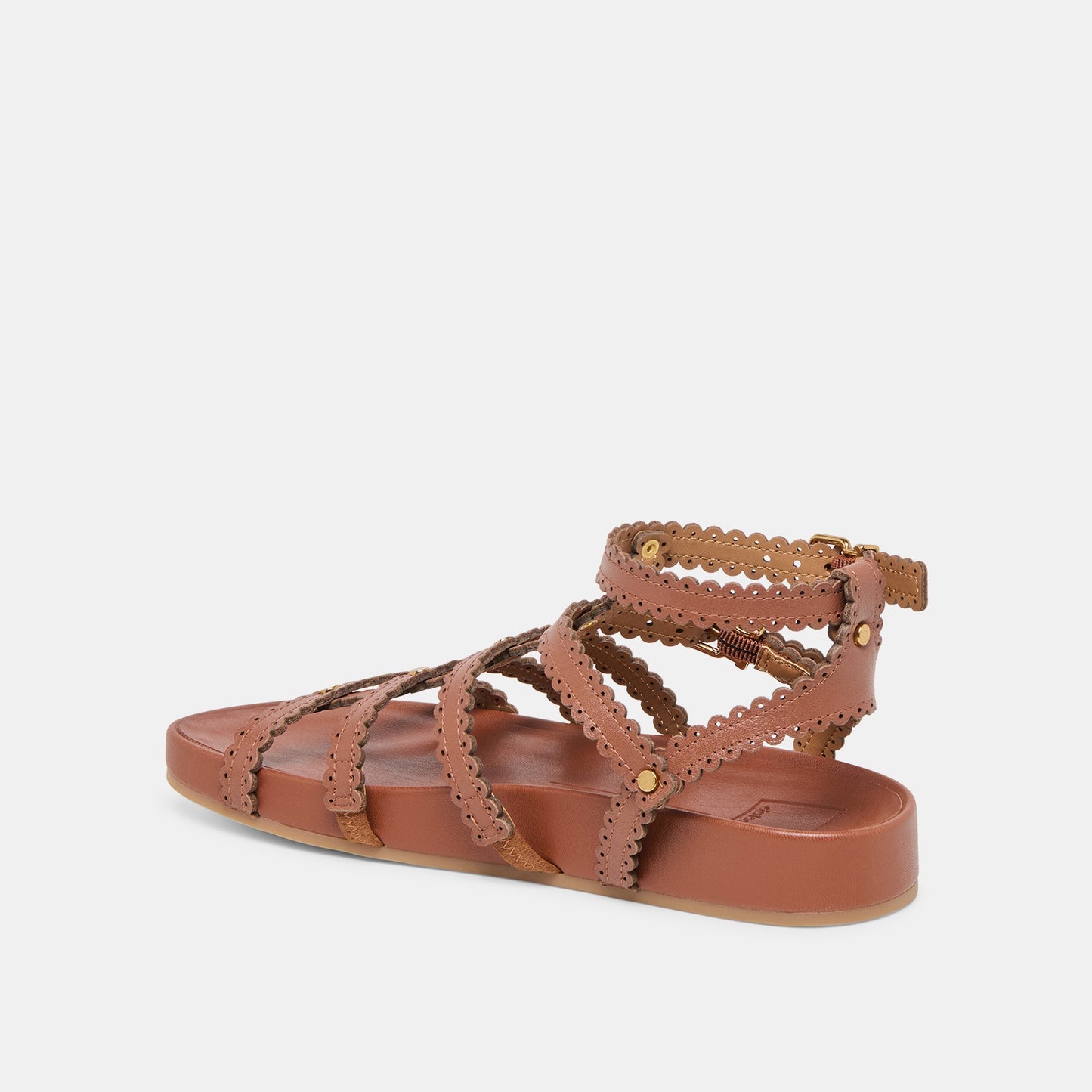 Susana Cognac Leather Sandals Dolce Vita
