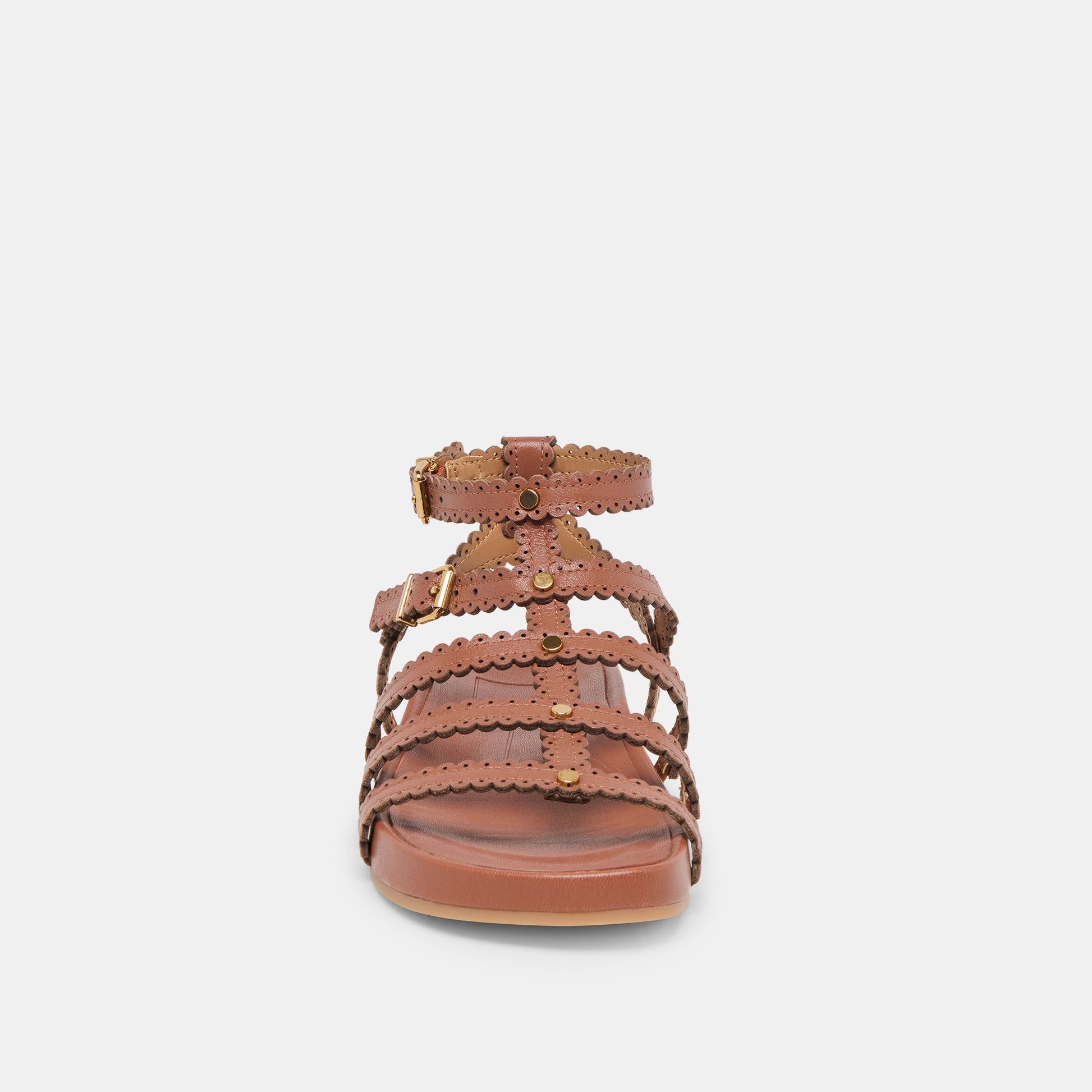 Susana Cognac Leather Sandals Dolce Vita