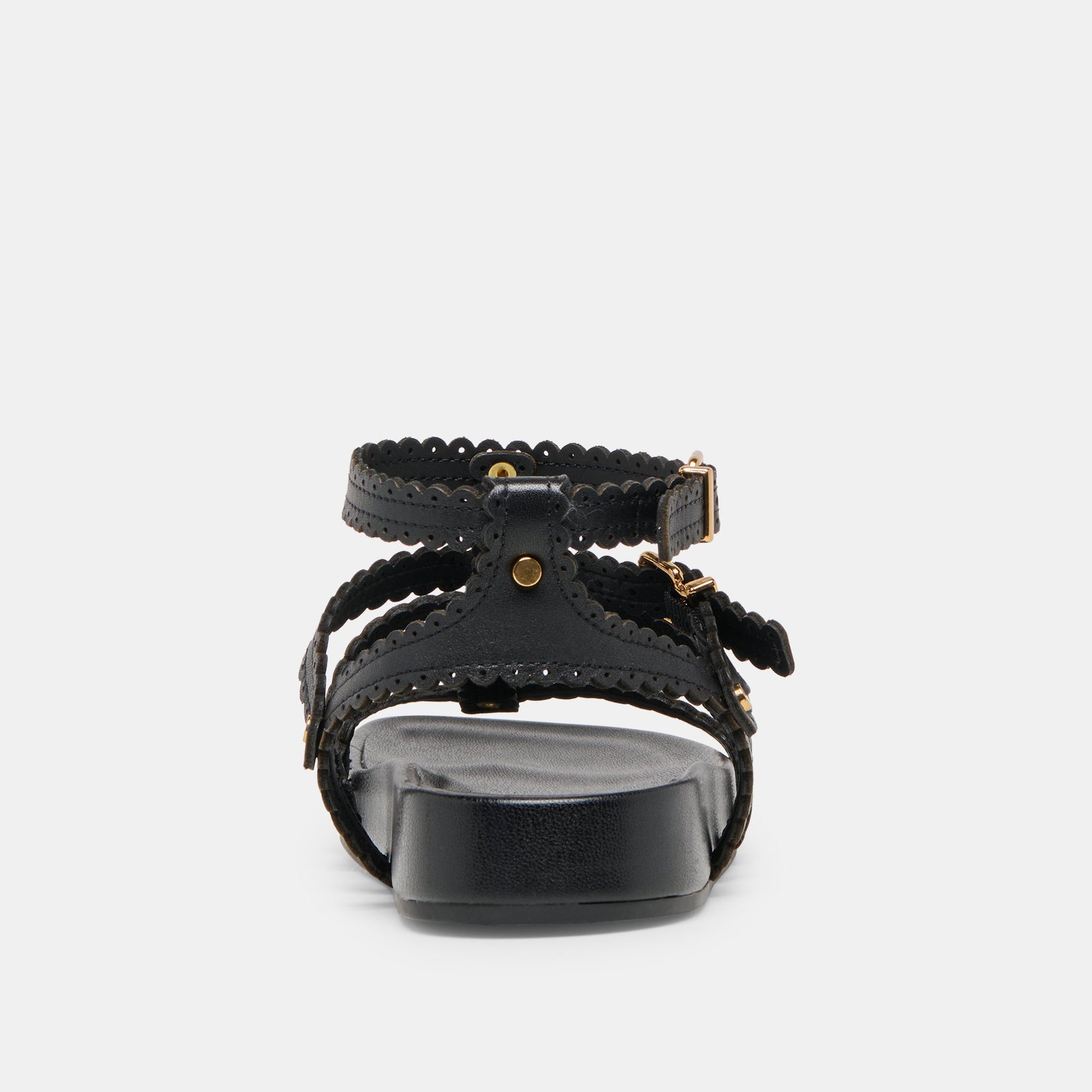 Susana Black Leather Sandals Dolce Vita