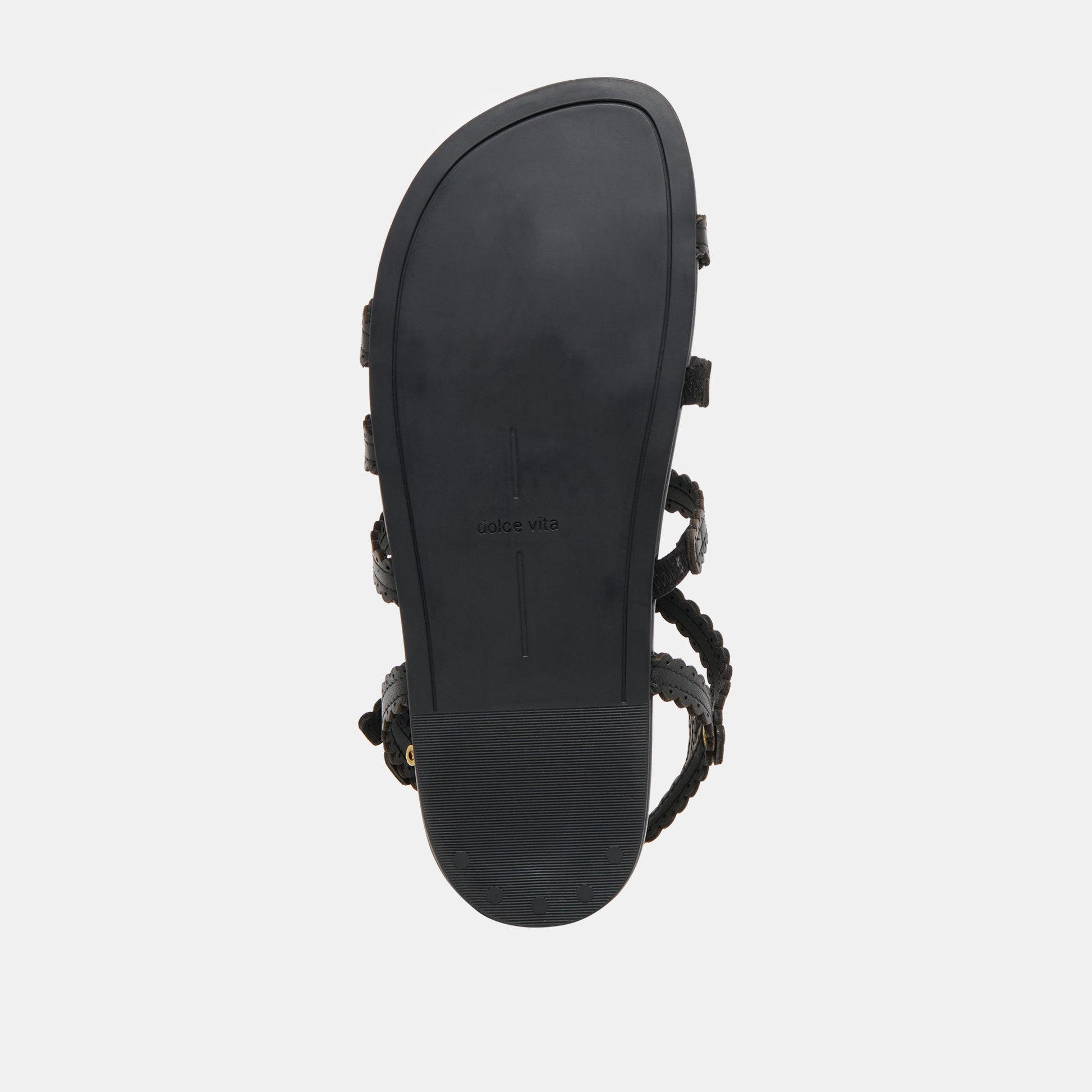 Susana Black Leather Sandals Dolce Vita