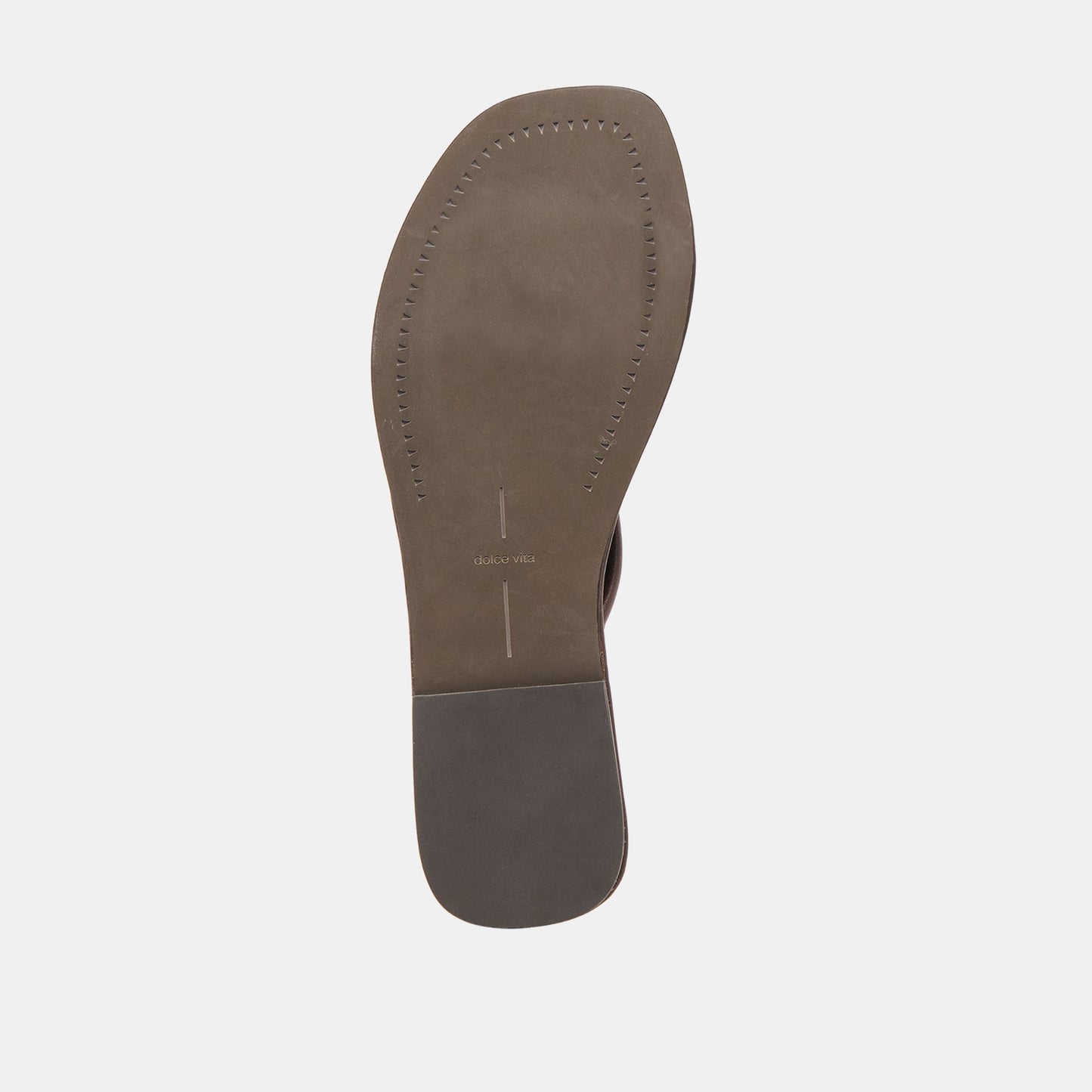Cely Dk Brown Leather Sandals Dolce Vita