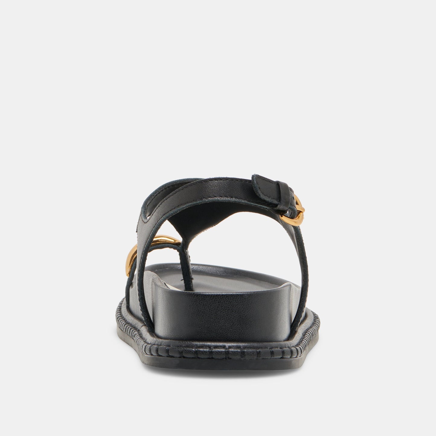 Stefan Black Leather Sandals Dolce Vita