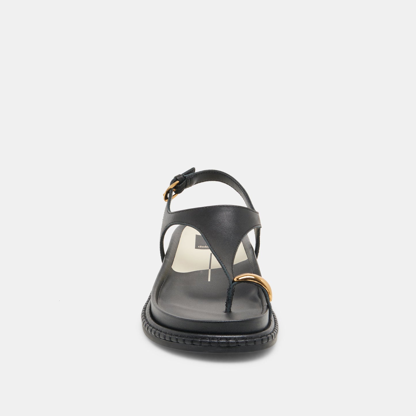 Stefan Black Leather Sandals Dolce Vita