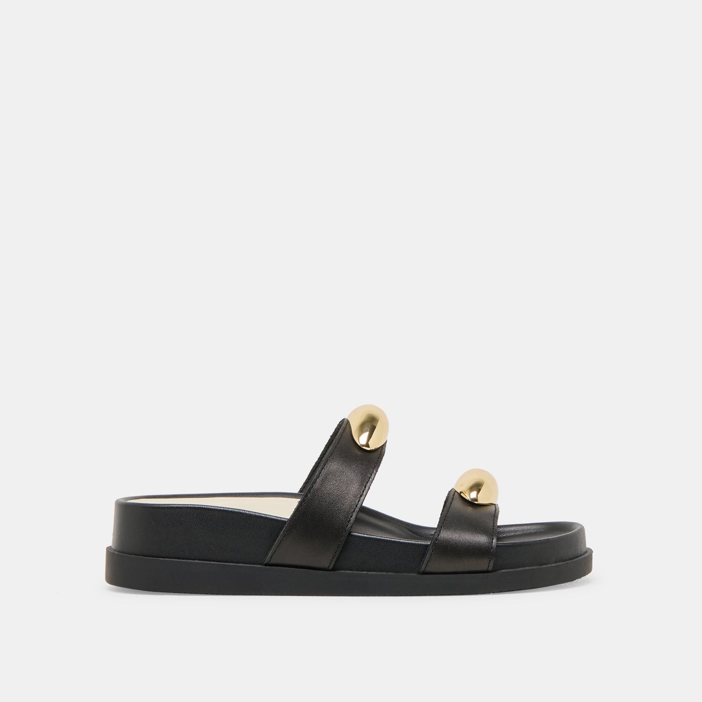 Satine Black Leather Sandals Dolce Vita