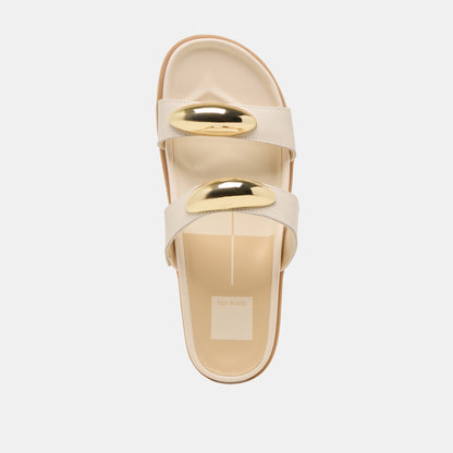 Satine Bone Leather Sandals Dolce Vita