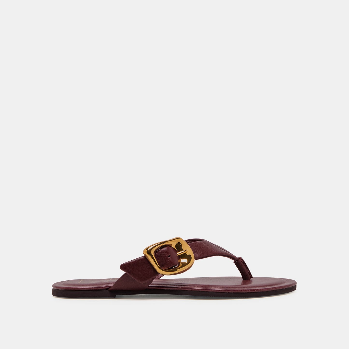Rossa Burgundy Leather Sandals Dolce Vita