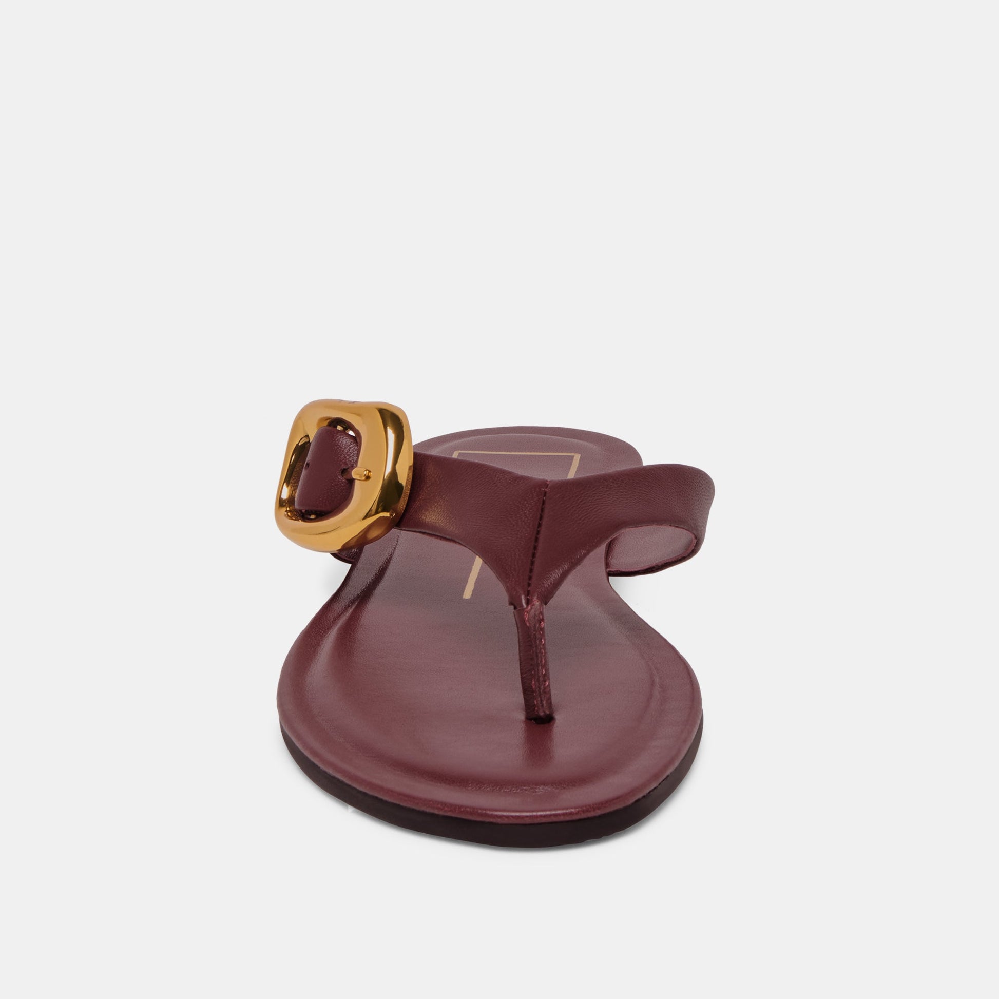 Rossa Burgundy Leather Sandals Dolce Vita