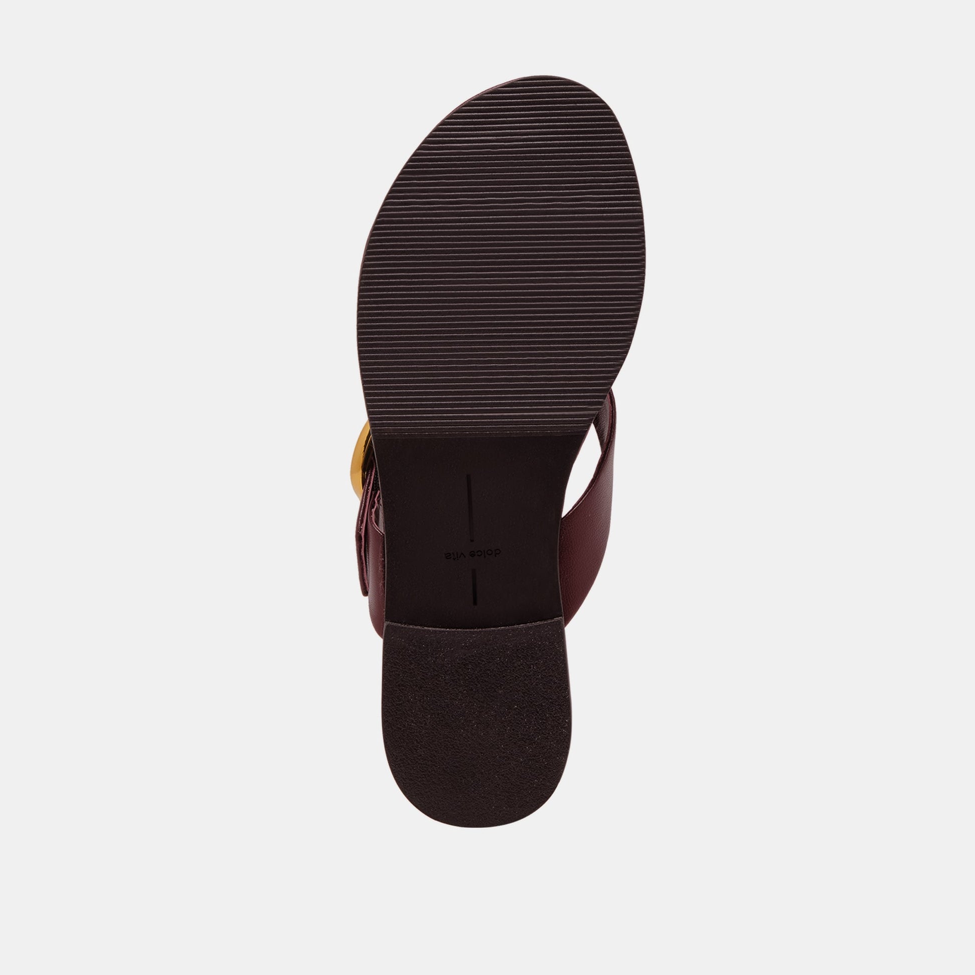 Rossa Burgundy Leather Sandals Dolce Vita