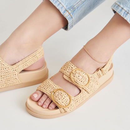 STARLA CROCHET SANDALS NATURAL KNIT Dolce Vita