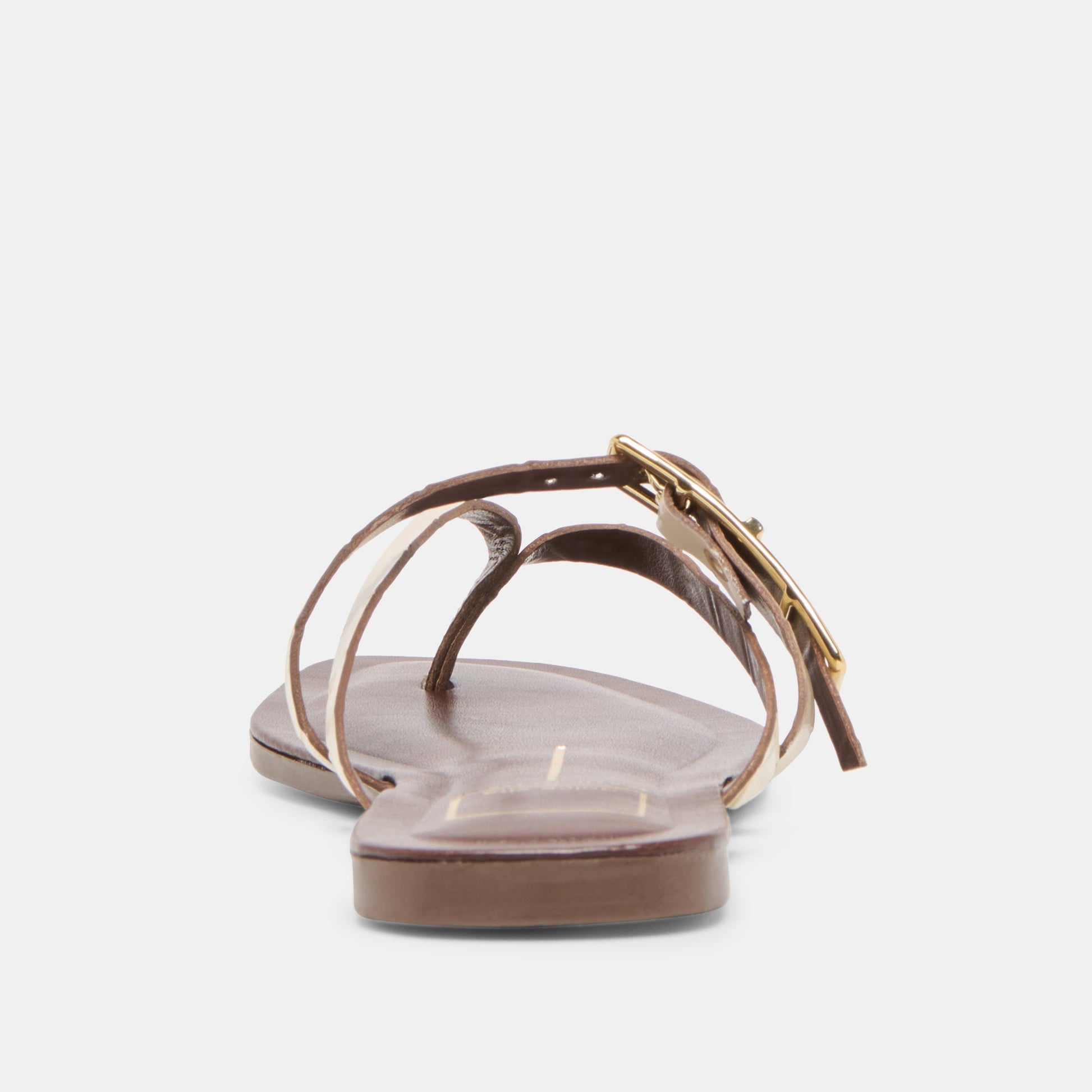 Piers Beige Croco Embossed Leather Sandals Dolce Vita
