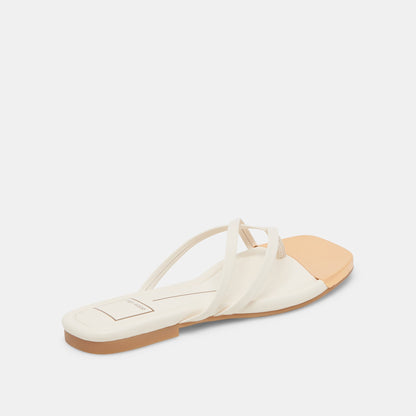 Laguna Off White Leather Sandals Dolce Vita