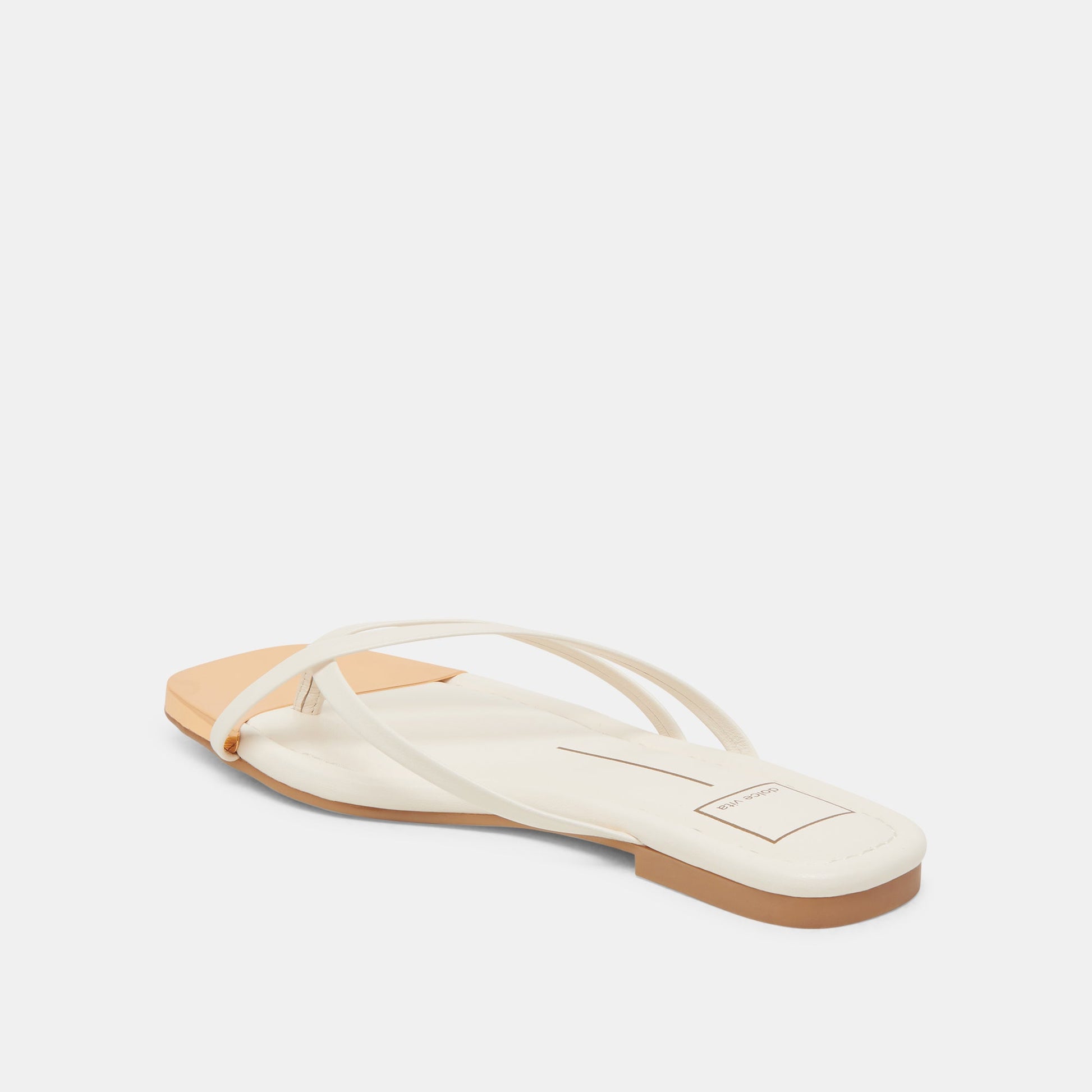 Laguna Off White Leather Sandals Dolce Vita