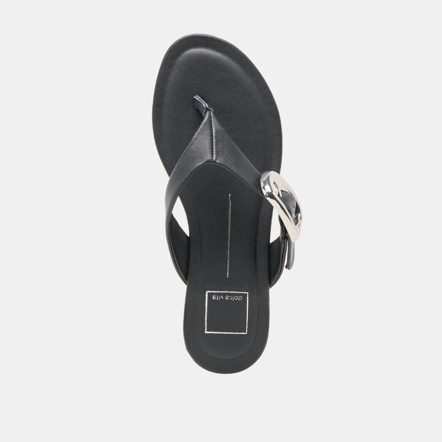 Rossa Black Leather Sandals Dolce Vita