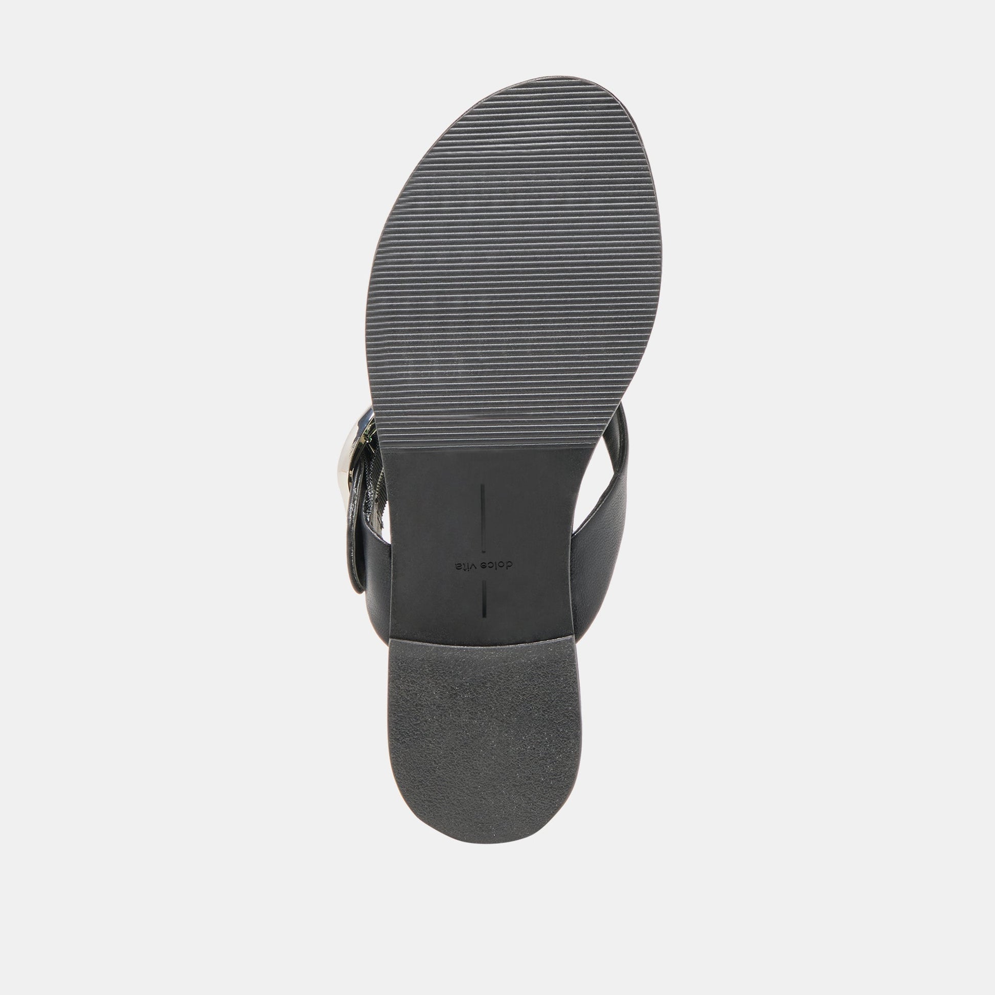 Rossa Black Leather Sandals Dolce Vita