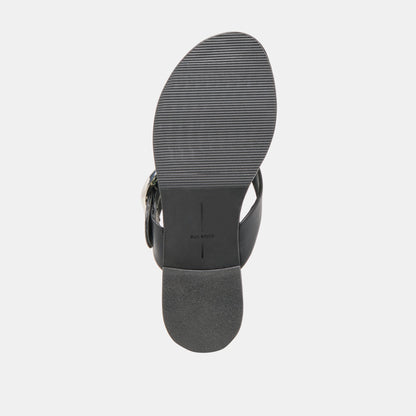 Rossa Black Leather Sandals Dolce Vita