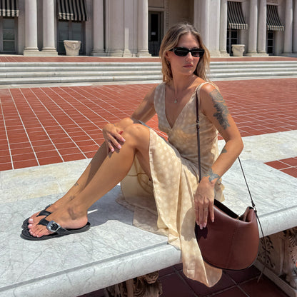 Rossa Black Leather Sandals Dolce Vita
