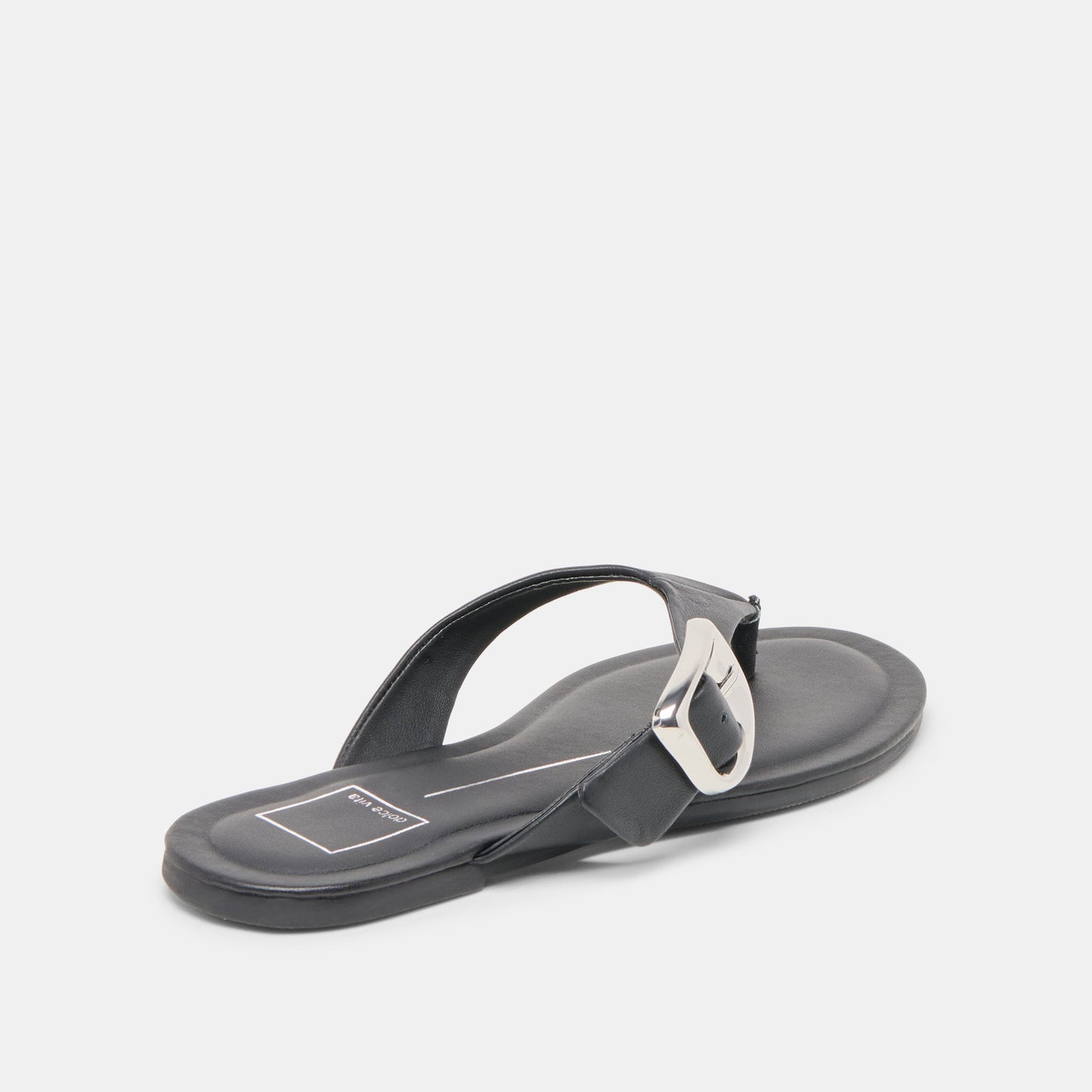 Rossa Black Leather Sandals Dolce Vita