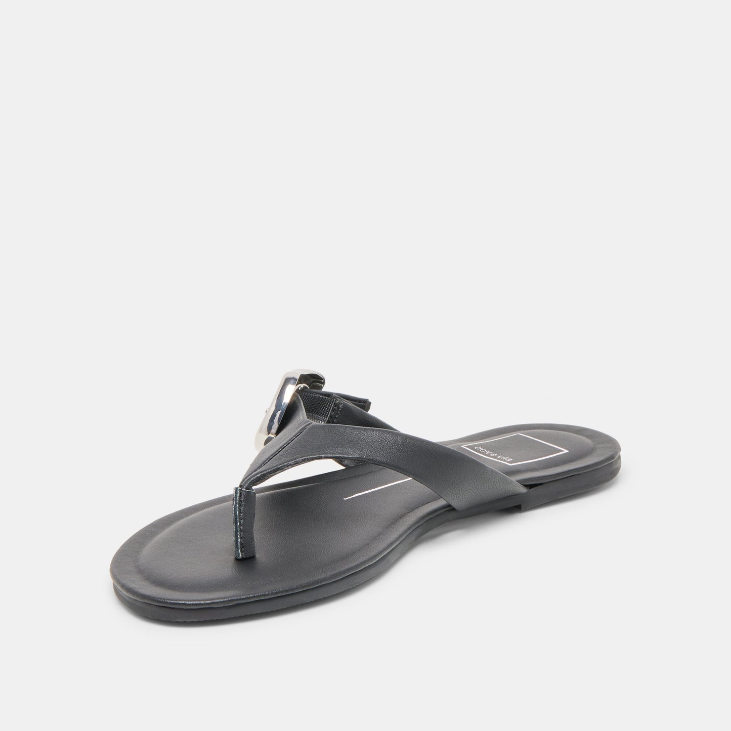 Rossa Black Leather Sandals Dolce Vita