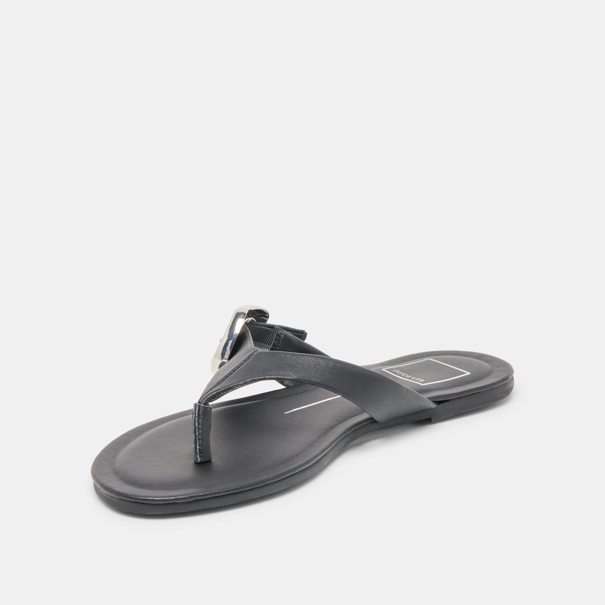 Rossa Black Leather Sandals Dolce Vita