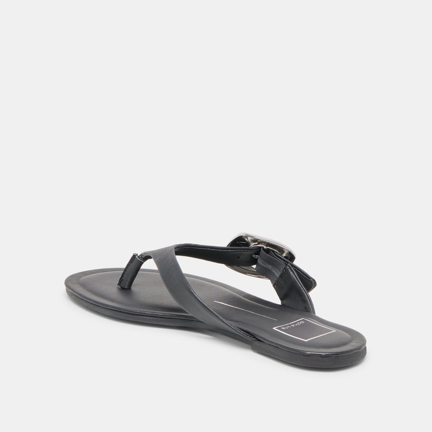Rossa Black Leather Sandals Dolce Vita