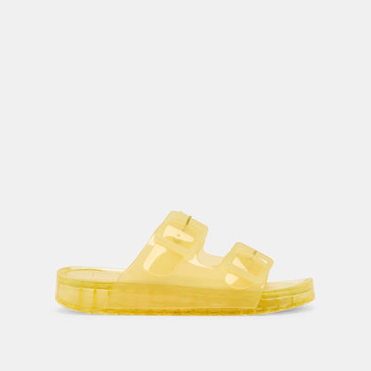 Julio Lemon Vinyl Sandals Dolce Vita
