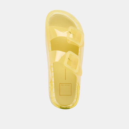 Julio Lemon Vinyl Sandals Dolce Vita