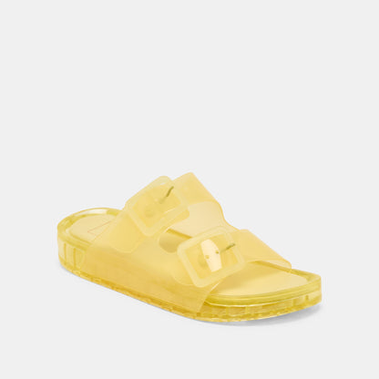 Julio Lemon Vinyl Sandals Dolce Vita