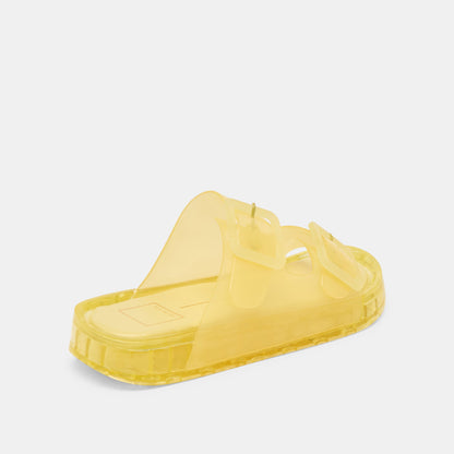 Julio Lemon Vinyl Sandals Dolce Vita