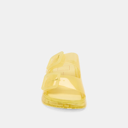 Julio Lemon Vinyl Sandals Dolce Vita
