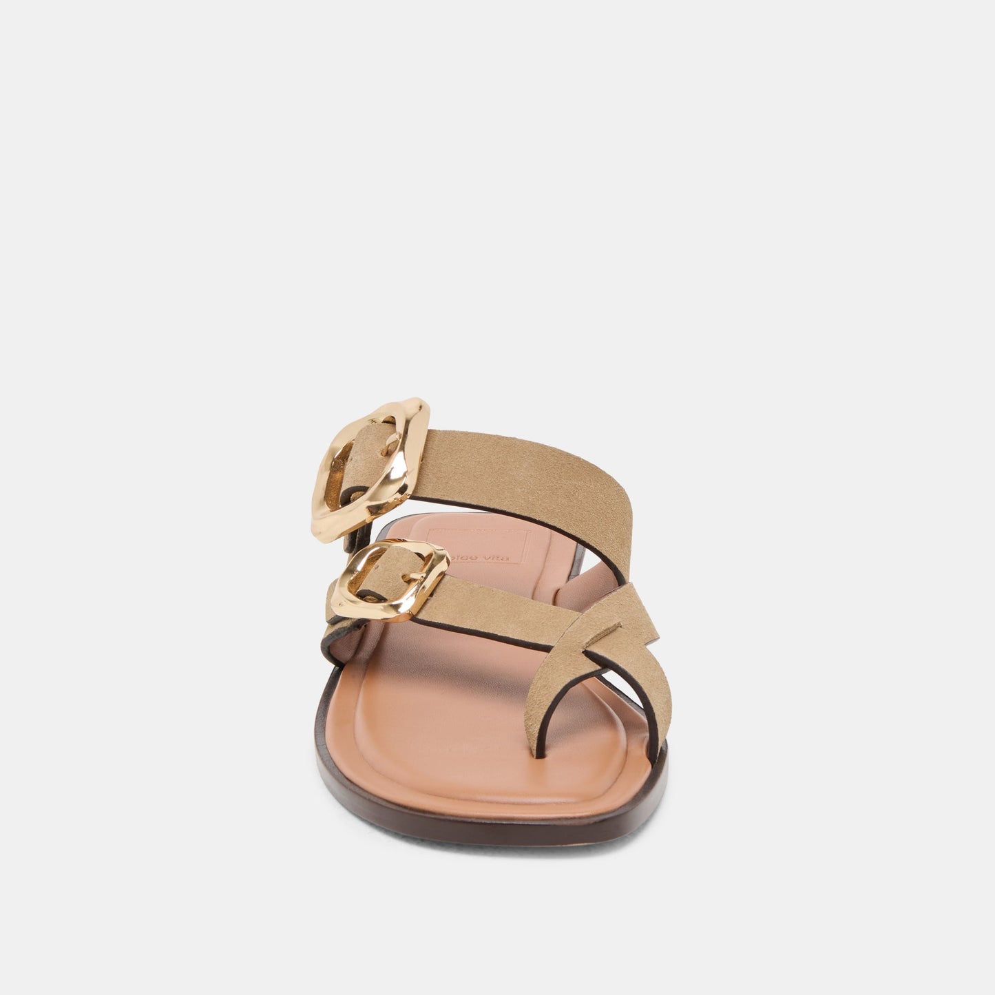 Shore Taupe Suede Sandals Dolce Vita
