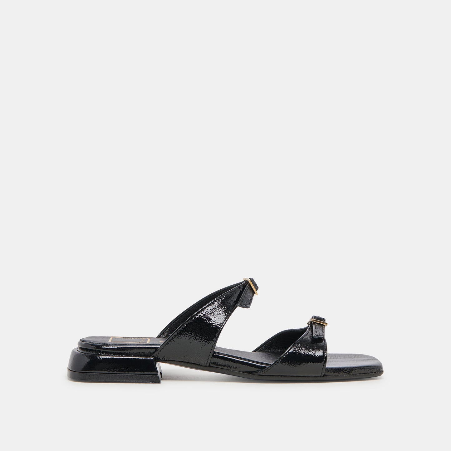 LAVERN SANDALS MIDNIGHT CRINKLE PATENT Dolce Vita