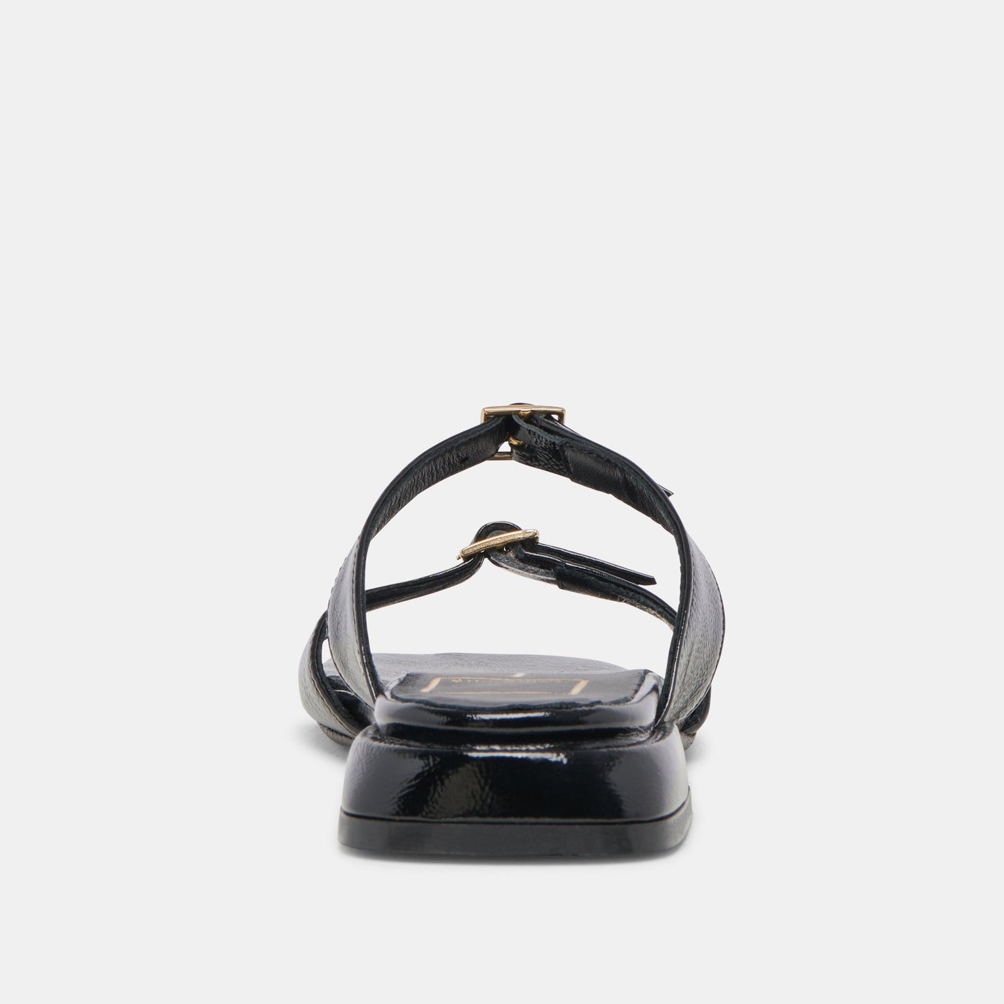 LAVERN SANDALS MIDNIGHT CRINKLE PATENT Dolce Vita