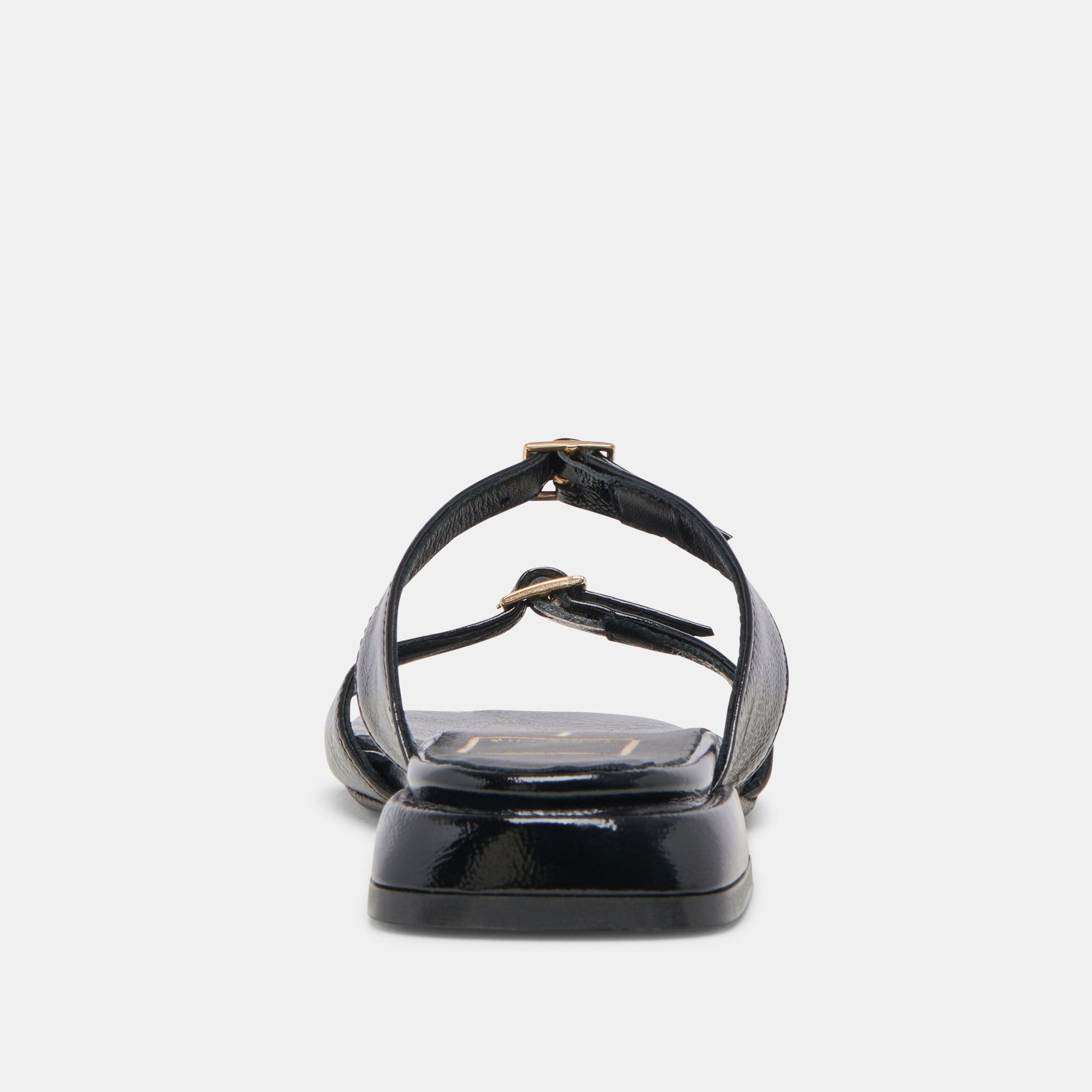 LAVERN SANDALS MIDNIGHT CRINKLE PATENT Dolce Vita