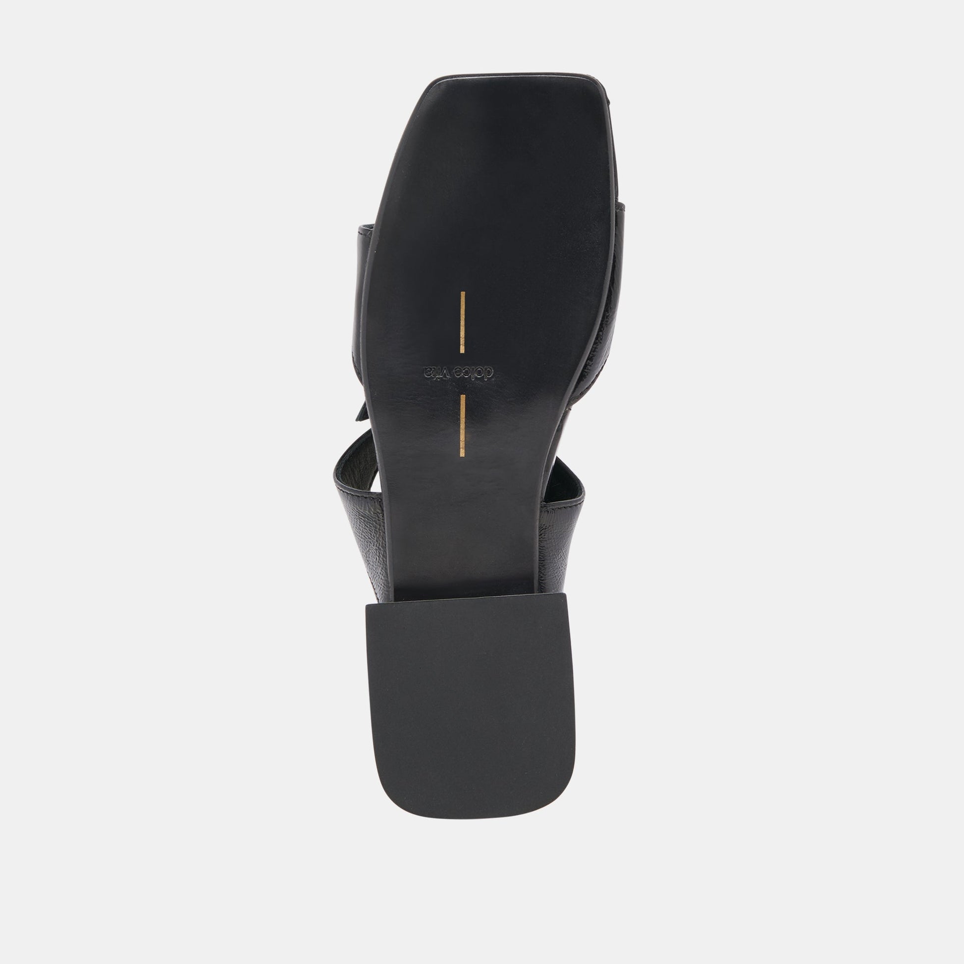 LAVERN SANDALS MIDNIGHT CRINKLE PATENT Dolce Vita