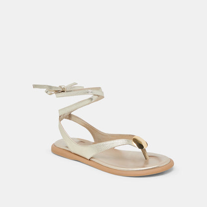JUDY SANDALS LIGHT GOLD LEATHER Dolce Vita