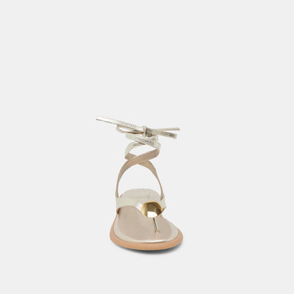 JUDY SANDALS LIGHT GOLD LEATHER Dolce Vita