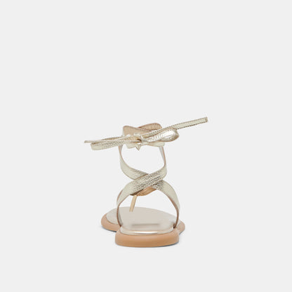 JUDY SANDALS LIGHT GOLD LEATHER Dolce Vita
