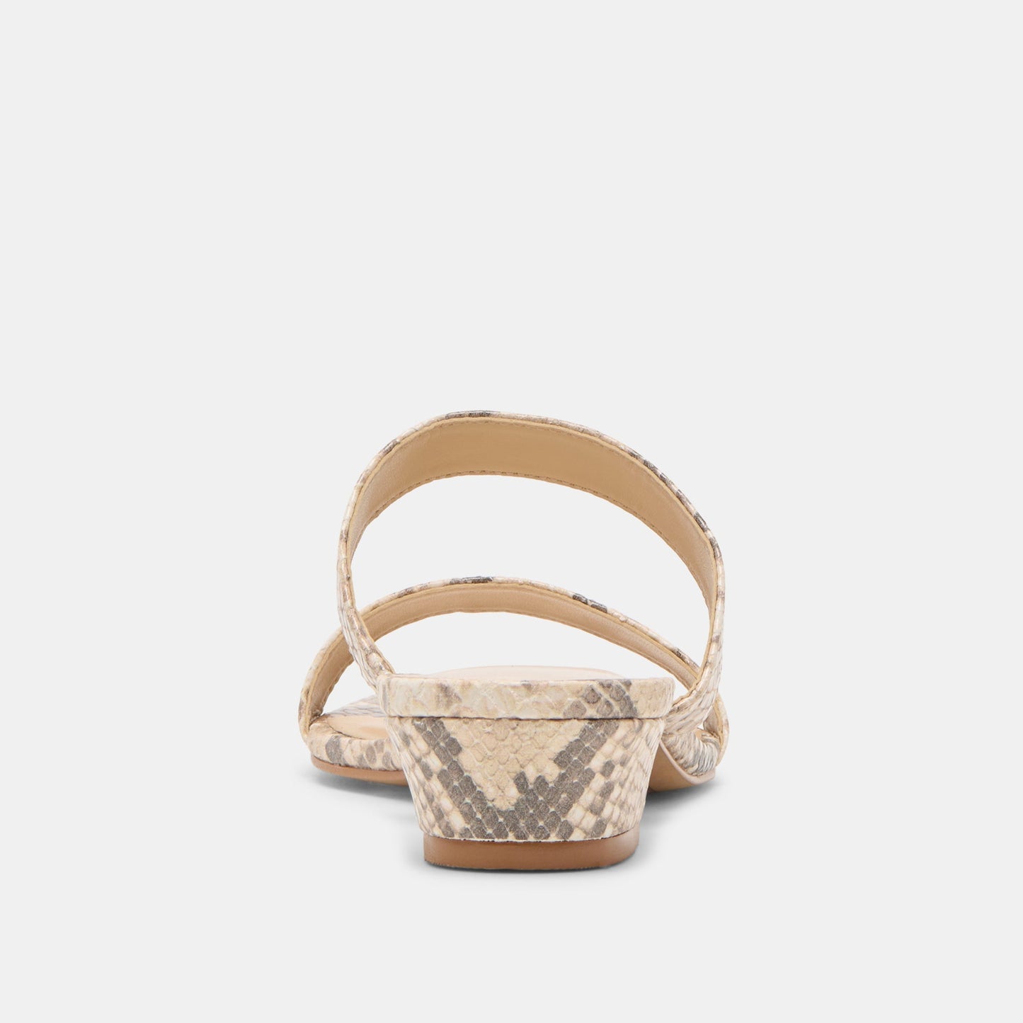 Kamile Natural Snake Embossed Leather Sandals Dolce Vita