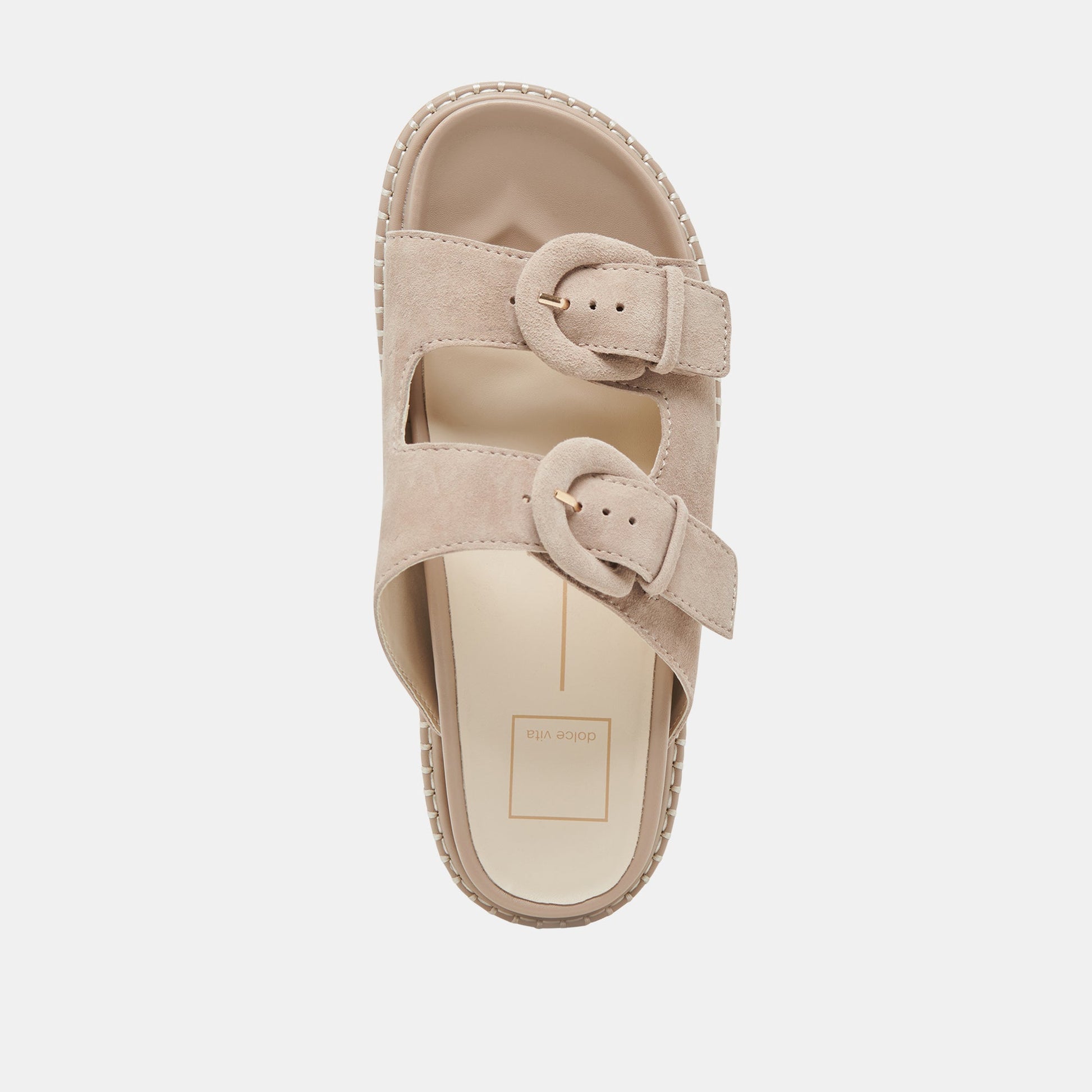SHAUNY SANDALS DK TAUPE SUEDE Dolce Vita