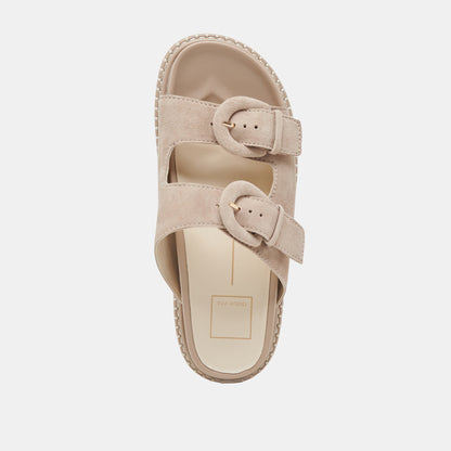 SHAUNY SANDALS DK TAUPE SUEDE Dolce Vita